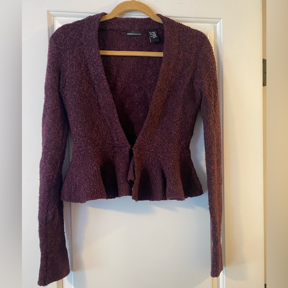 Moda International Purple Sweater